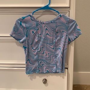 SO Y2K swirl top